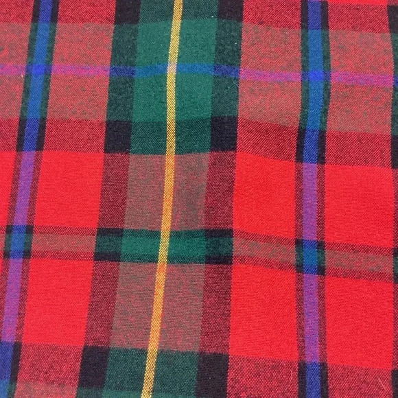 Vintage 70s plaid button front flannel - Picture 4 of 4